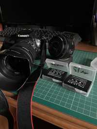 Canon 100d + objetiva EF 50mm + 2 baterias extra