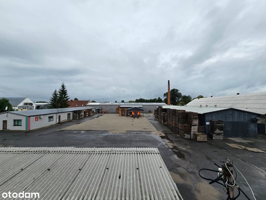 Teren przemysłowy z halami – okolice Sycowa