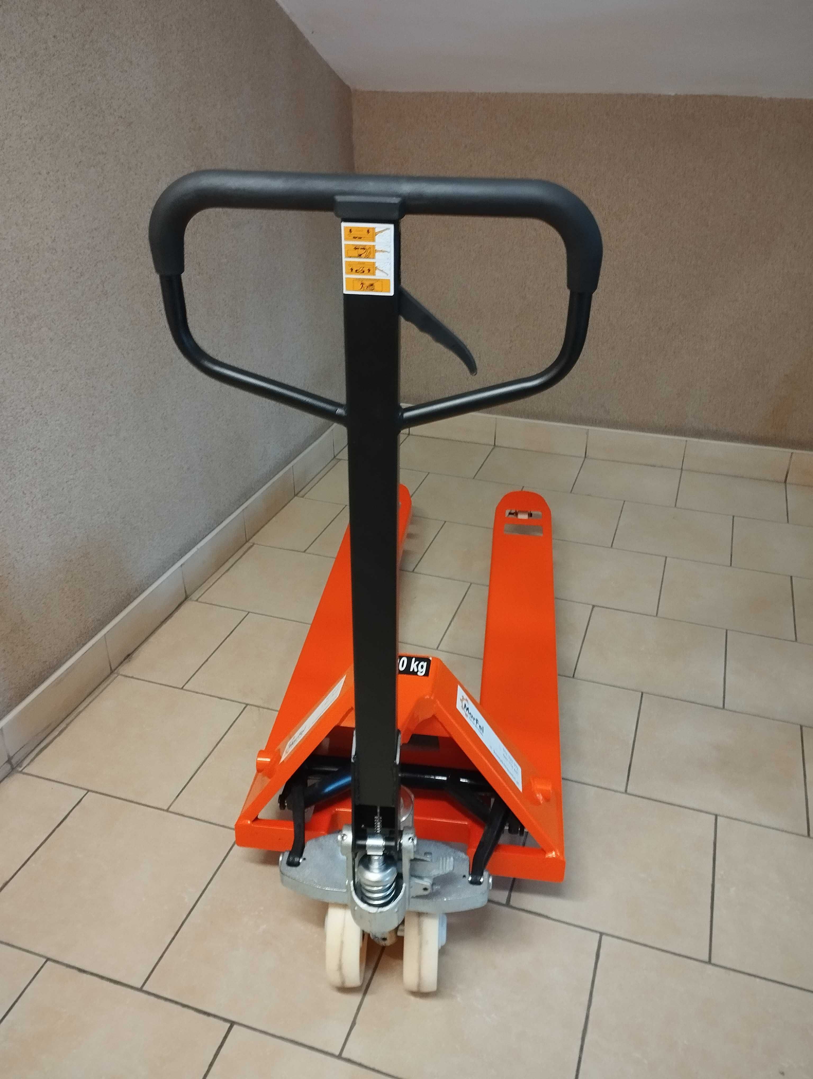 Wózek paletowy paleciak ręczny magazynowy kurierski 120cm 80cm 100cm