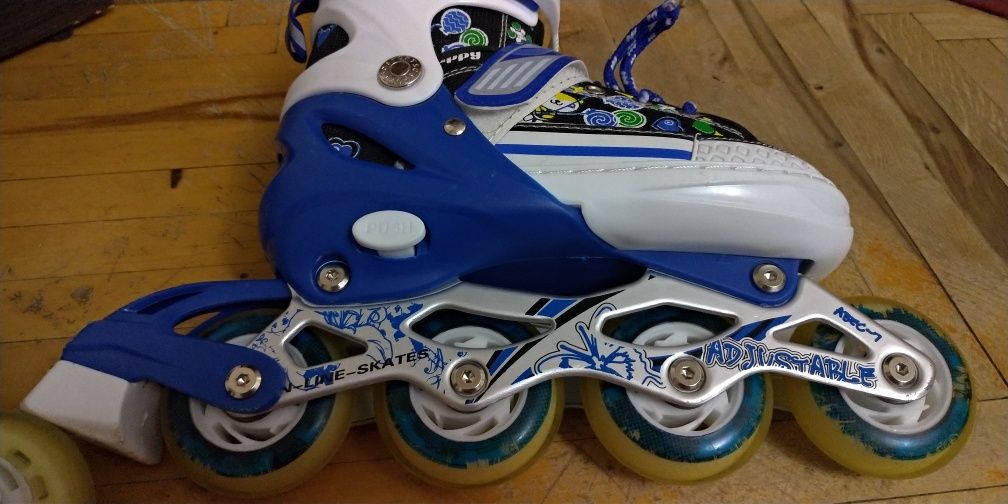 Роліки бігові,In line skates,34-39 розмір,б/у