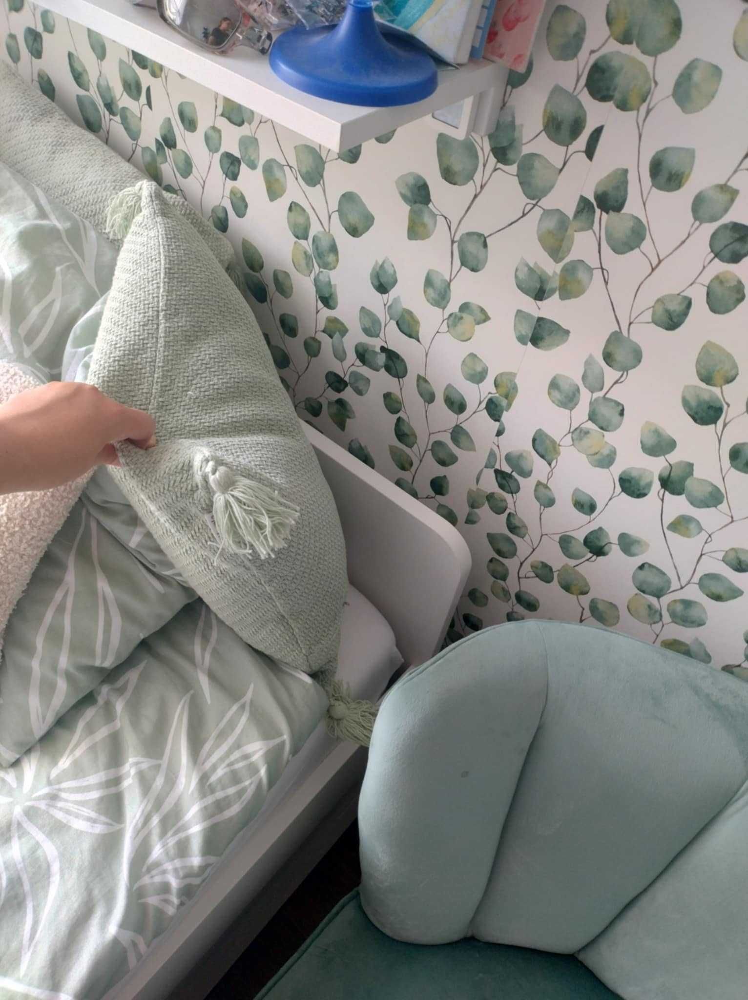 Łóżko rozkładane IKEA z szufladami - białe, materace gratis