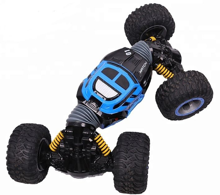 Радиоуправляемая машинка-перевертыш Leo King Синия