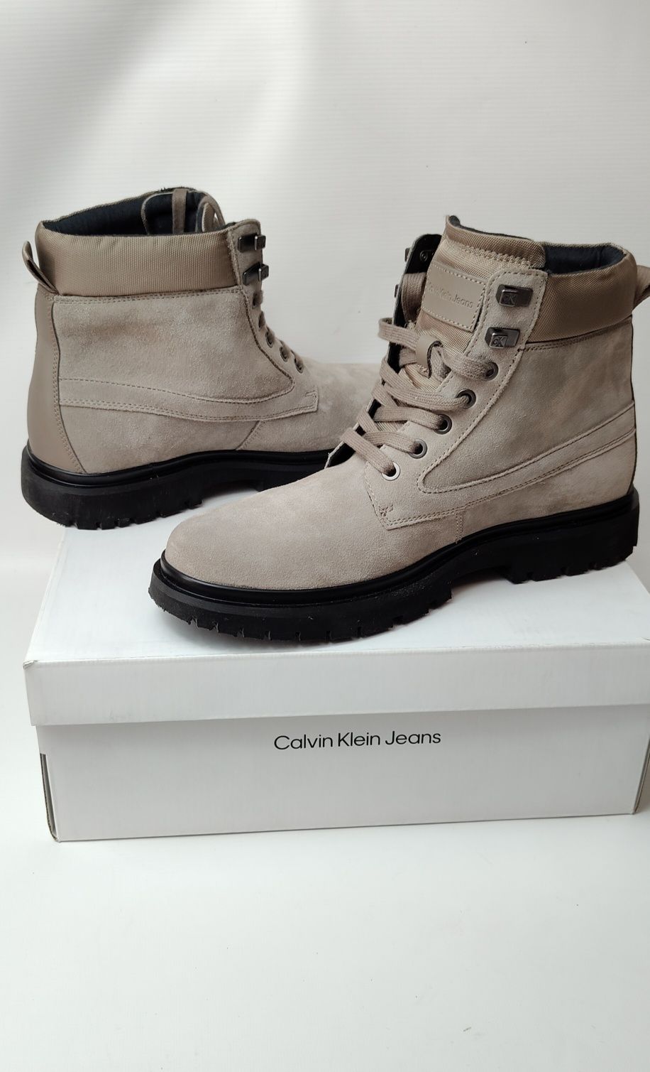 Buty trapery męskie Calvin Klein Jeans rozmiar 42 wkładka 27 cm brąz