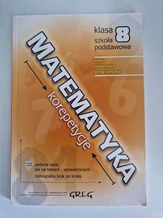 Matematyka korepetycje - kalsa 8 szkoła podstawowa