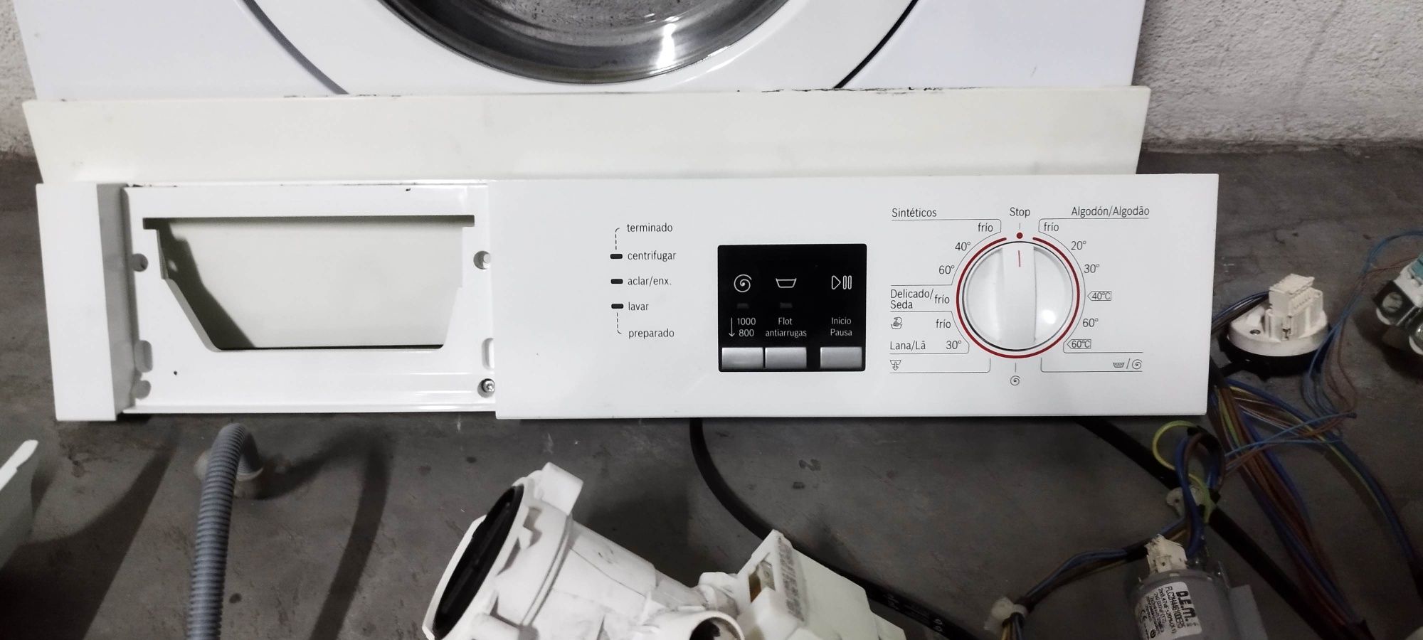 Peças originais para maquina de Roupa - Bosch - Balay - Siemens