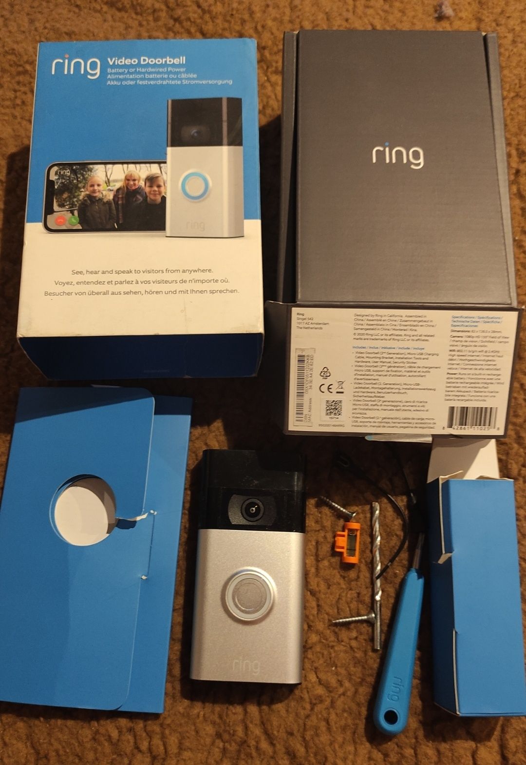 Wideofon kolekcjonerski ring video doorbell