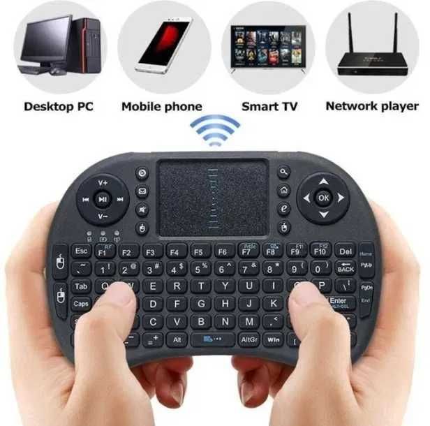 Mini teclado Retroiluminado Espanhol Wireless - Touch Pad integrado