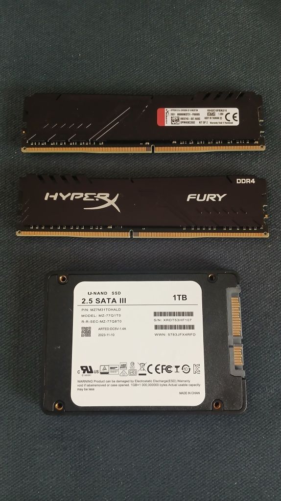 i7 7700--i3 10100 Ram DDR4 16Gb 3200Mhz GtX1070 8Gb RayTracing  SSD 1T