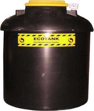 Depósito Eco-tanque dupla parede para óleo usado em Polietileno