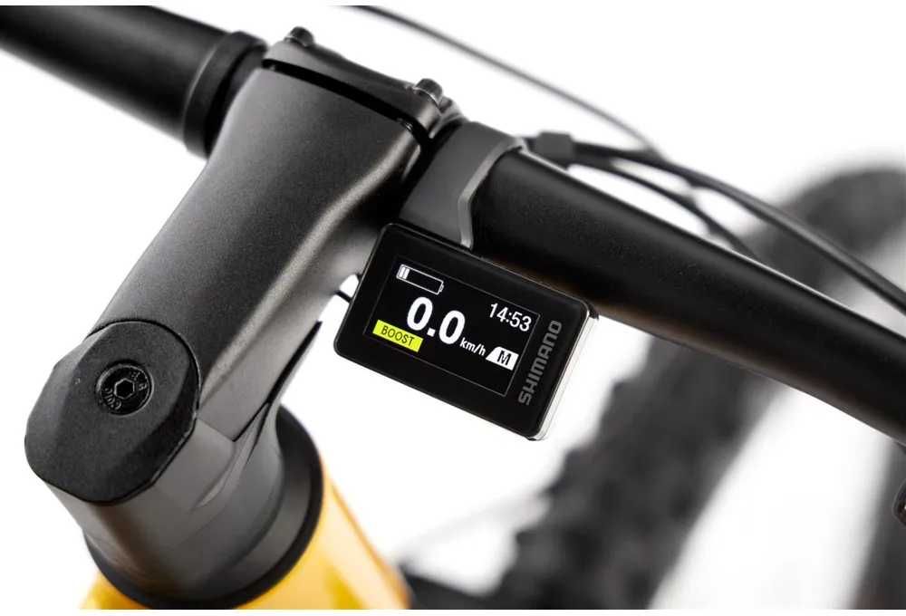 Rower elektryczny Romet E-Monsun 1.0 20 Ah / 725 Wh żółty Shimano EP8