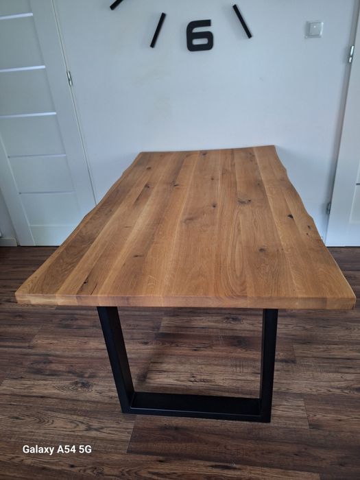 Stół  z Litego Drewna  Dębowego  Rockford  Loft