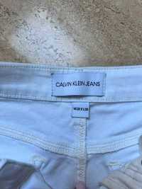 Spodnie jeansowe białe Calvin Klein jeans roz.W28xL30