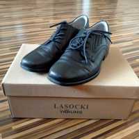 Skórzane buty komunijne chłopięce Lasocki rozm. 33