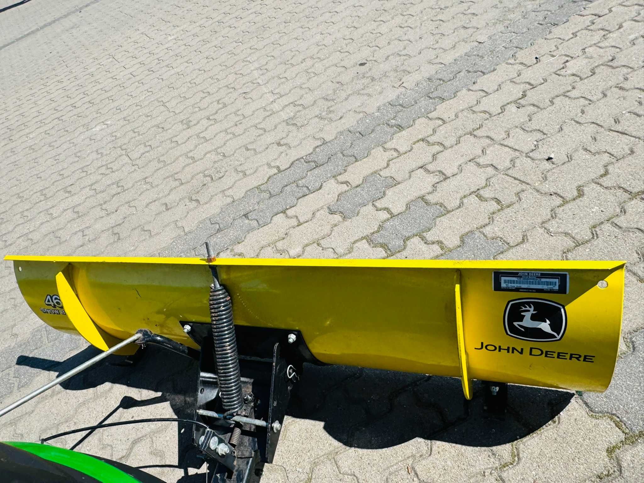 Traktorek kosiarka John Deere D110 19KM B&S PŁUG + Przyczepka z USA