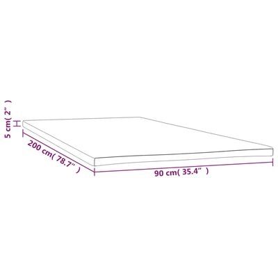 Nakładka na materac 90x200x5 cm