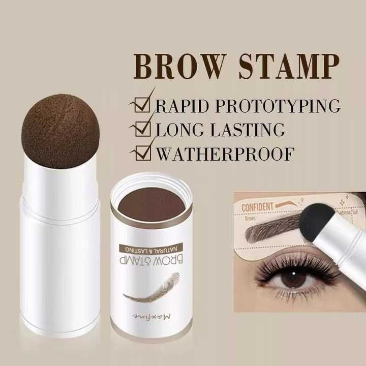 Stempel Do Brwi Pomada Szablony Ciemno Brązowy X3