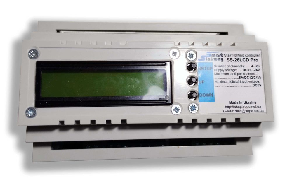 Комплект для автоматичної підсвітки сходів SmartStairway SS-26 LCD Pro