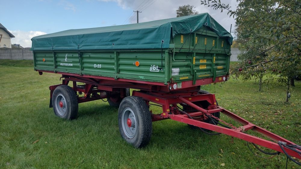Przyczepa wywrotka rolnicza D55 tandem D47 Hl6011 Hl8011 D732