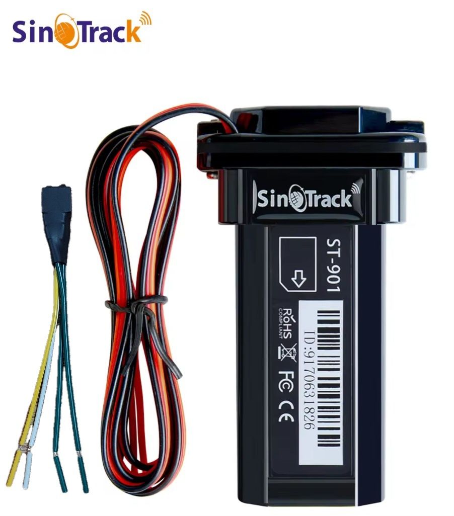 (НОВЫЙ) Автомобильный GPS Трекер SinoTrack ST-901 + Батарея + Реле
