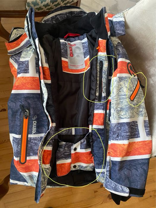 Дитяча зимова гірськолижна куртка Reima