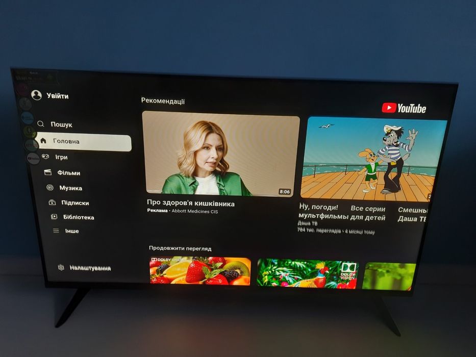 Телевізор samsung 45 34 43 42 smart TV 4K IPS t2