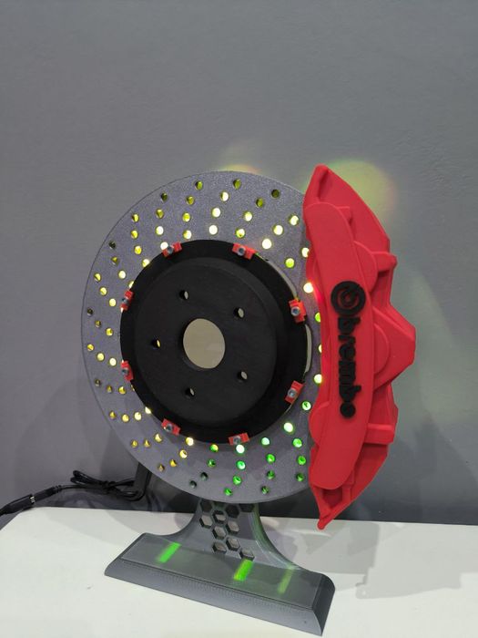 Candeeiro estilo disco Brembo led rgb