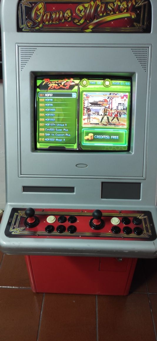 Máquina jogos arcade