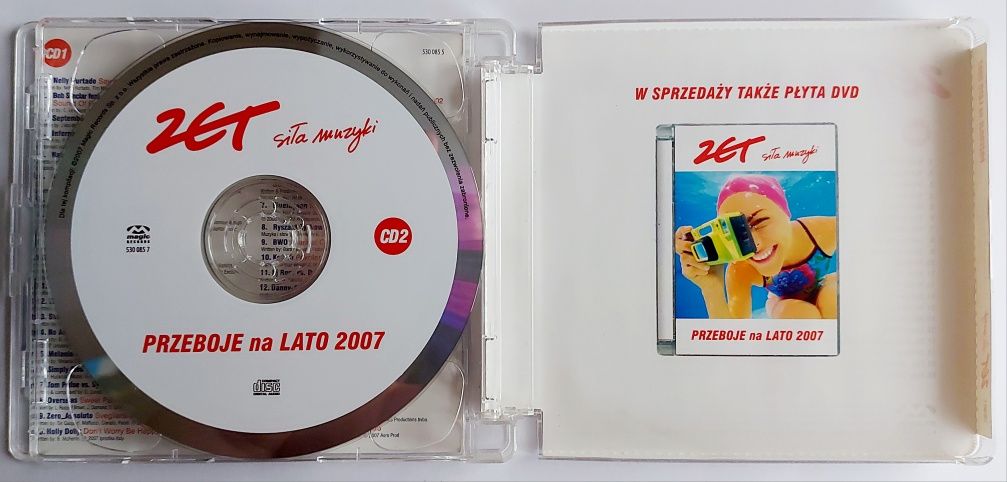 Zet Przeboje Na Lato Siła Muzyki 2CD 2007r Ian Van Dahl Mika Goya Zero