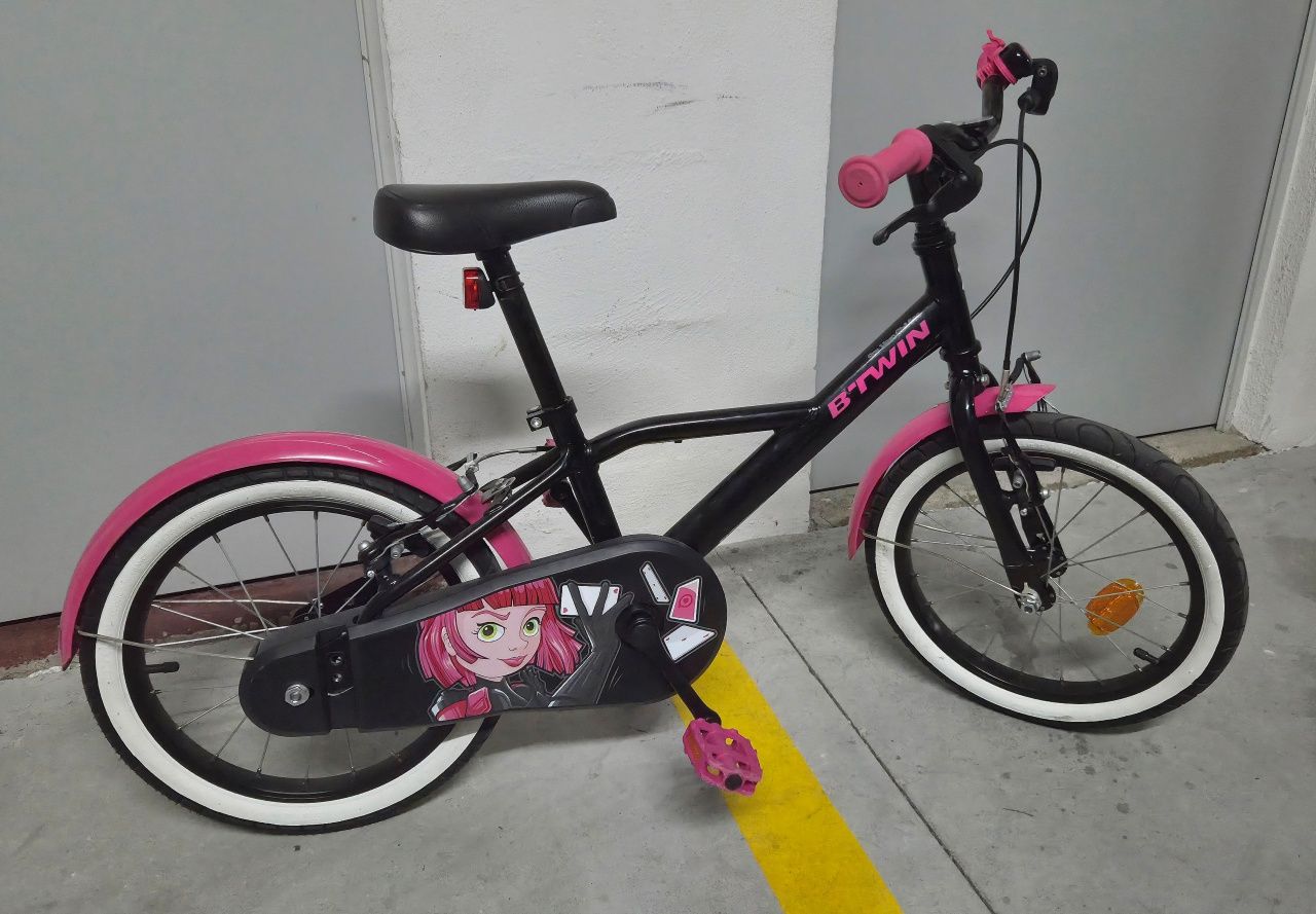 Bicicleta de criança Btwin de 16 polegadas