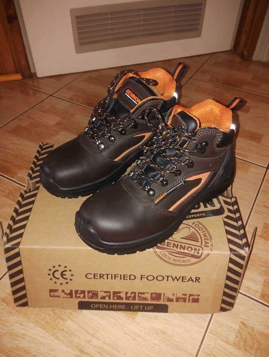 Trzewiki robocze skórzane Bennon r. 38