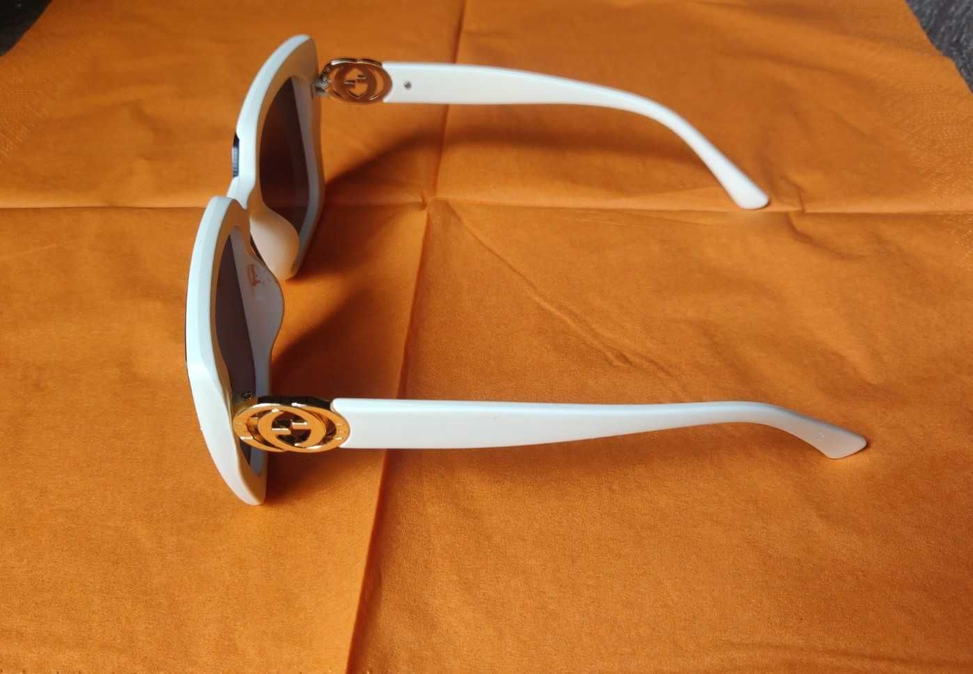 Okulary przeciwsłoneczne damskie z dużymi oprawkami