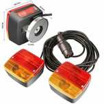 Lampy Tylne Na Magnes Zestaw 12/24V Przyczepy CE