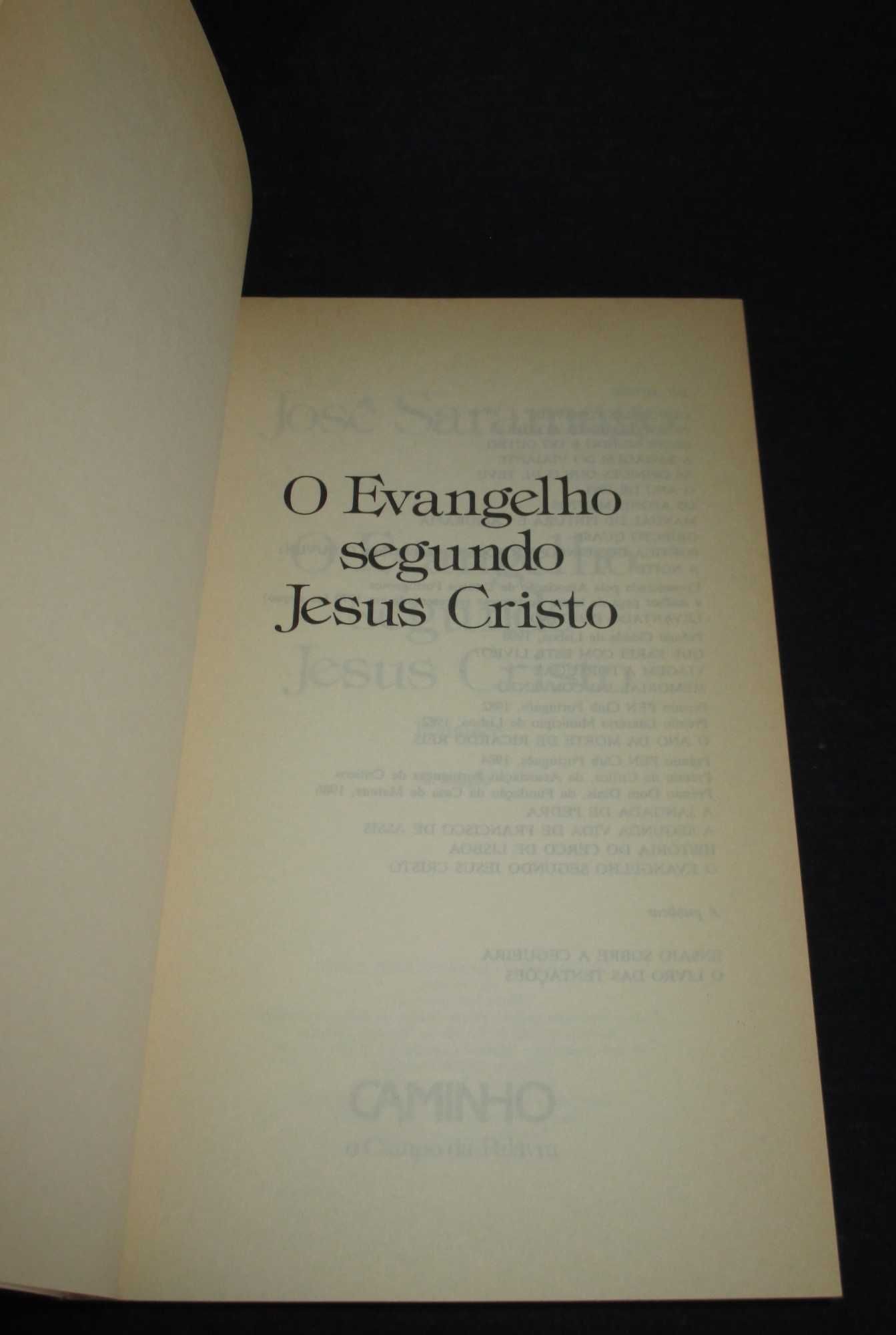 Livro O Evangelho segundo Jesus Cristo José Saramago Caminho 2ª edição