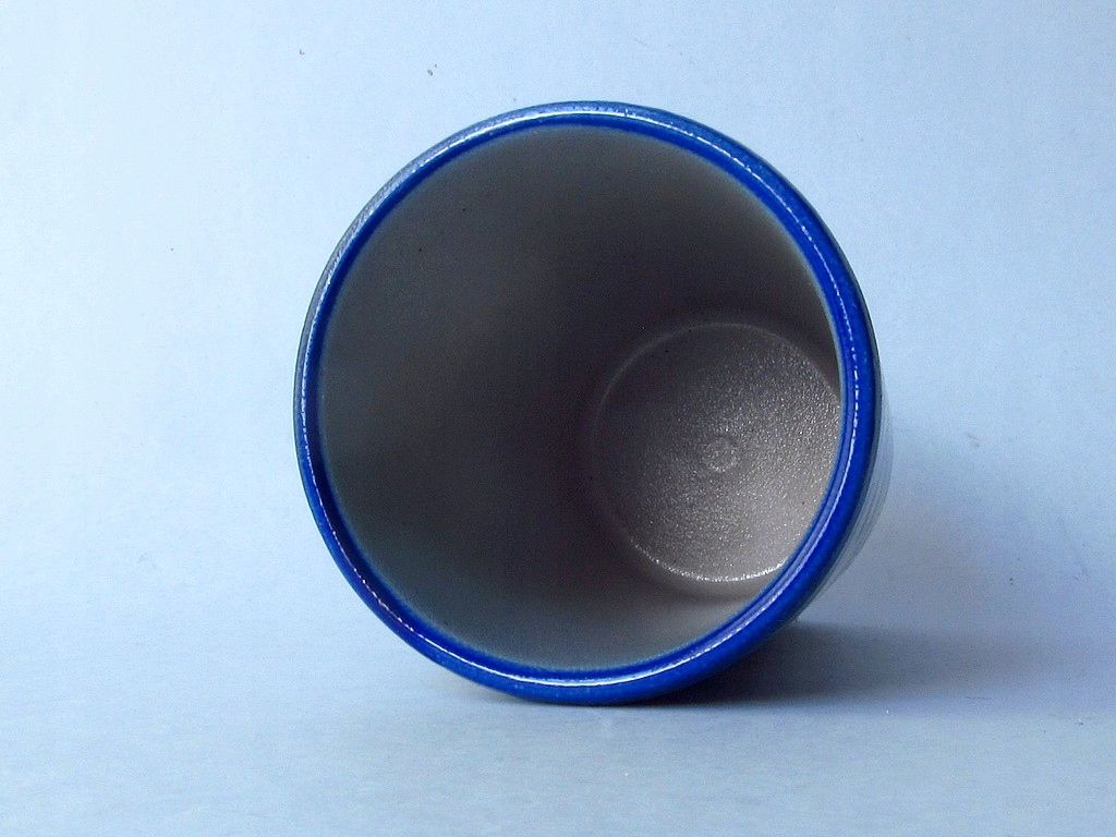 szkliwo solne stary ceramiczny kubel przybornik