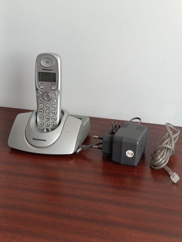 Telefon bezprzewodowy Panasonic KX-TGA110EX – sprawny, nowe akumulator