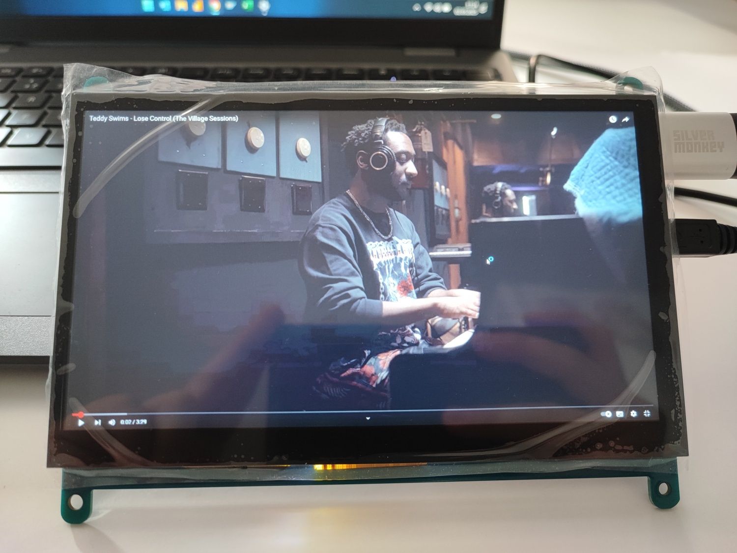 Ekran 7" Rasberry Windows 1024x600 IPS Dotyk