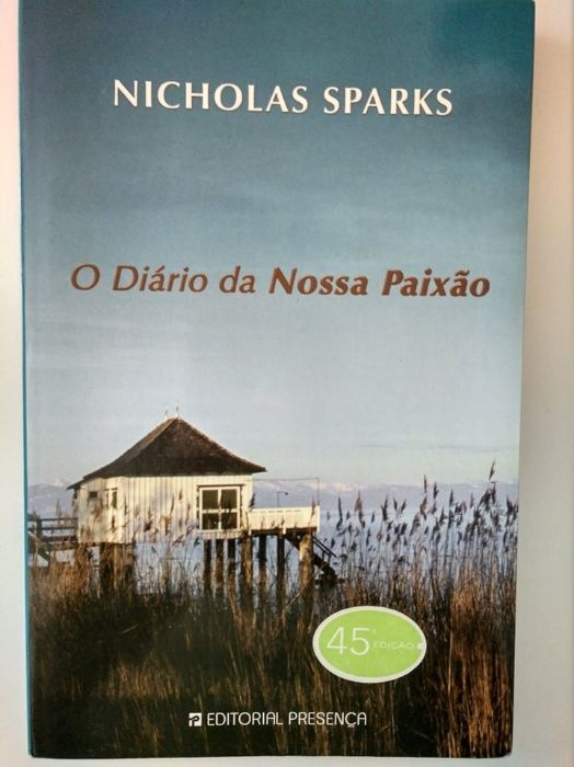 Livros Nicholas Sparks - Diário da nossa paixão e Corações em silêncio
