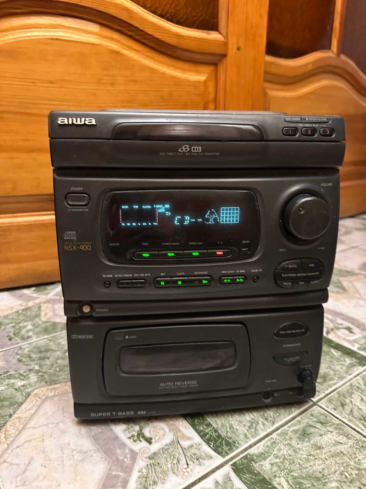 Музичний центр Aiwa NSX - 400.Продам легенду. Колонка 1 !!!