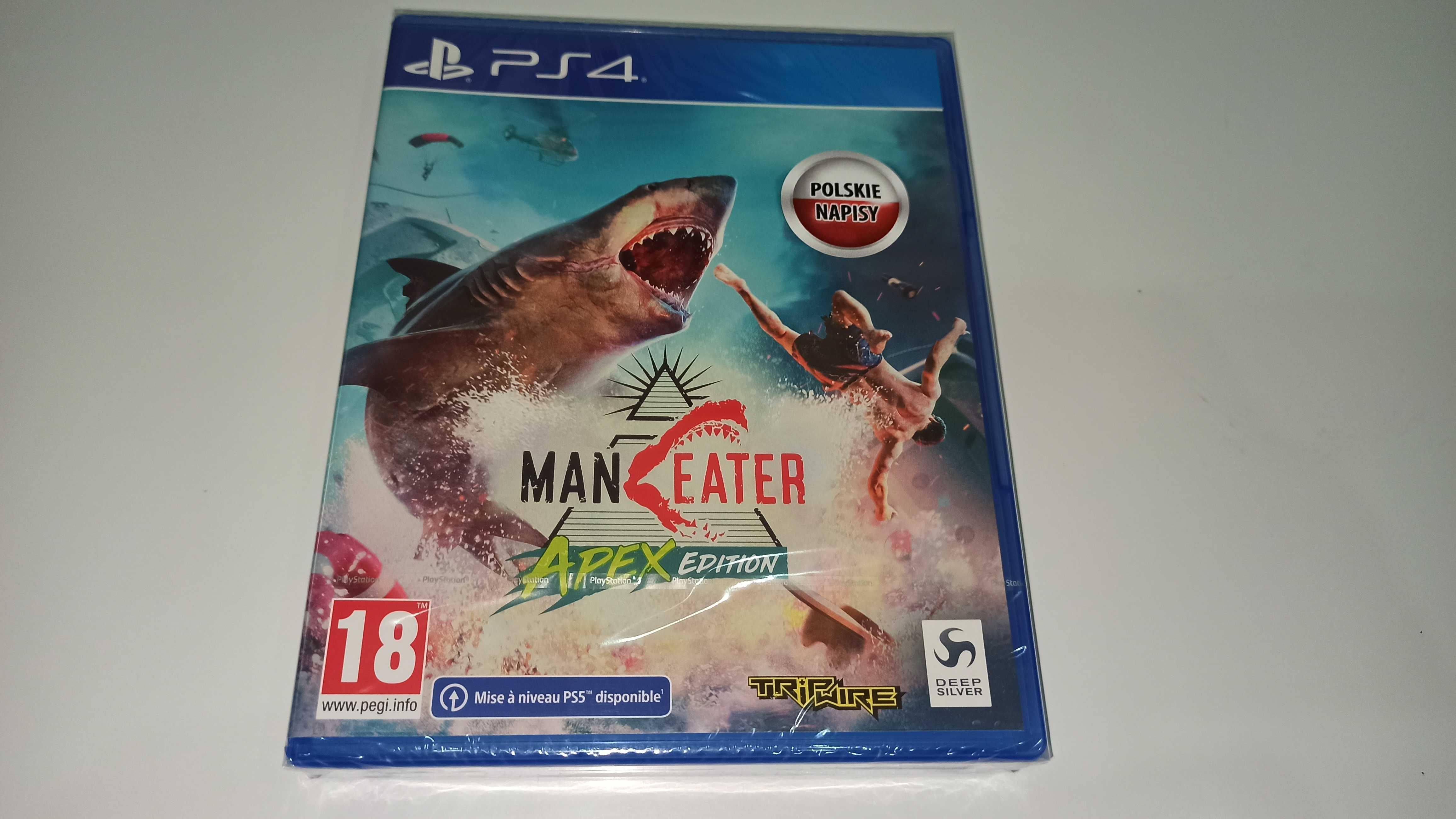 ps4 MANEATER APEX EDITION PL rekin ludojad poluje na ludzi NOWA!