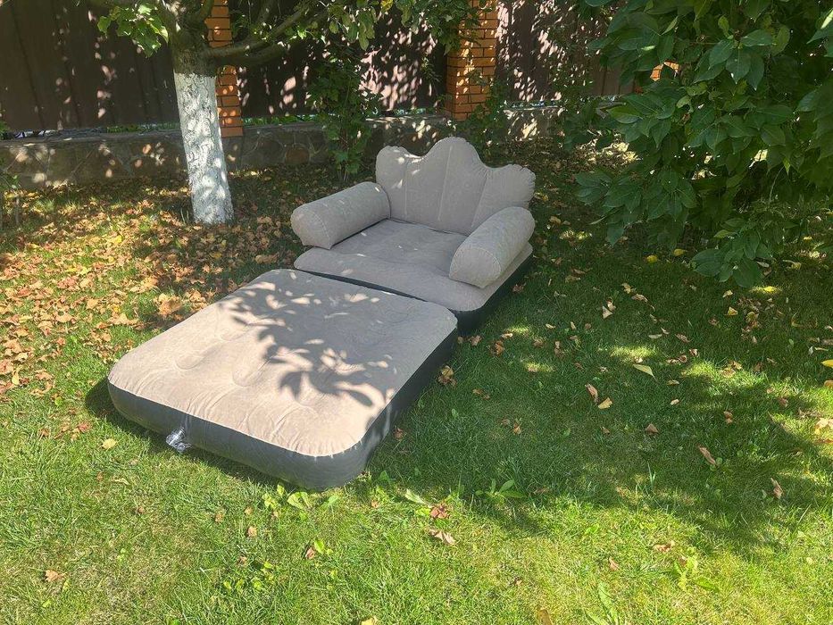 ℹ️ Кресло надувное раскладное. Крісло. Ліжко. Кровать надувная. Ліжко