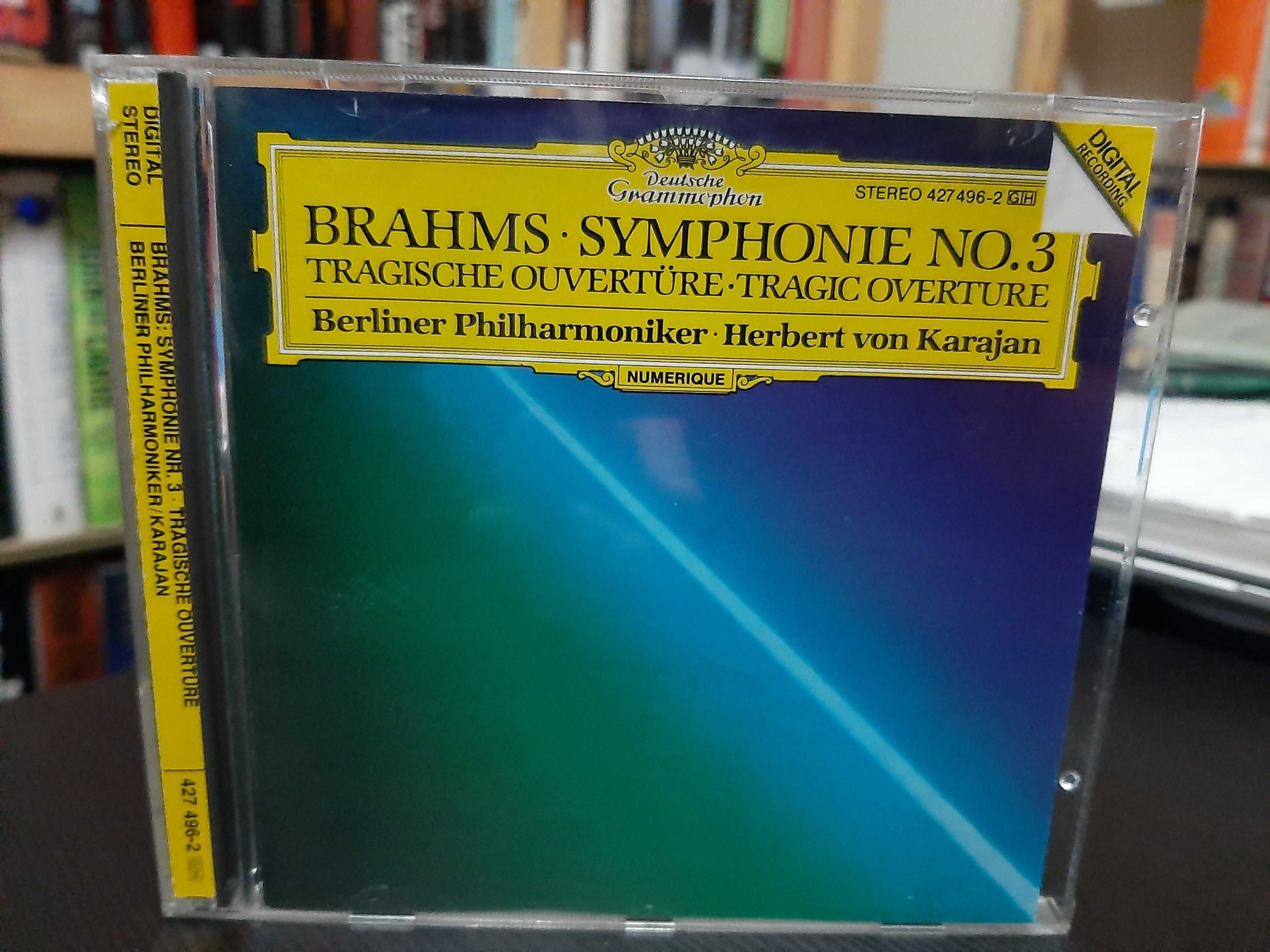 Brahms – Symphonie N. 3, Tragic Overture – Berliner Philarmon, Karajan