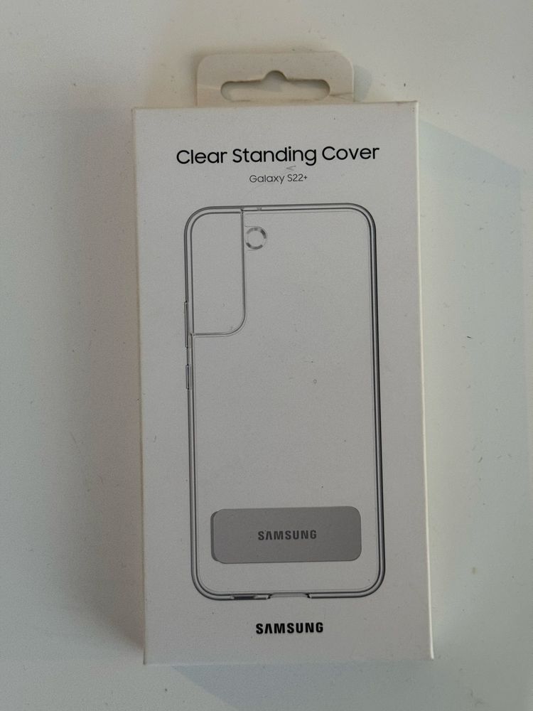 Capa Original Samsung S22 + Clear Standing Cover