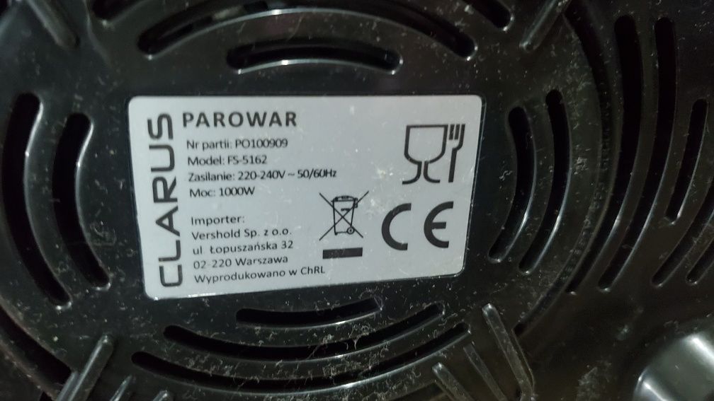 Parowar  firmy CLARUS