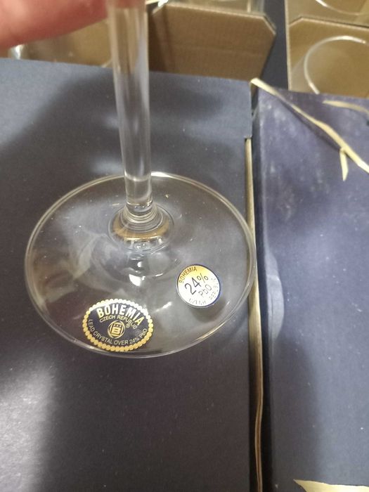 Serviço de copo boémia crystal