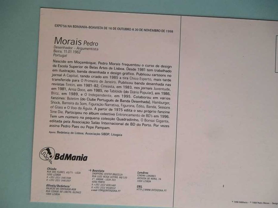 José Carlos FERNANDES e Pedro MORAIS - postais promocionais