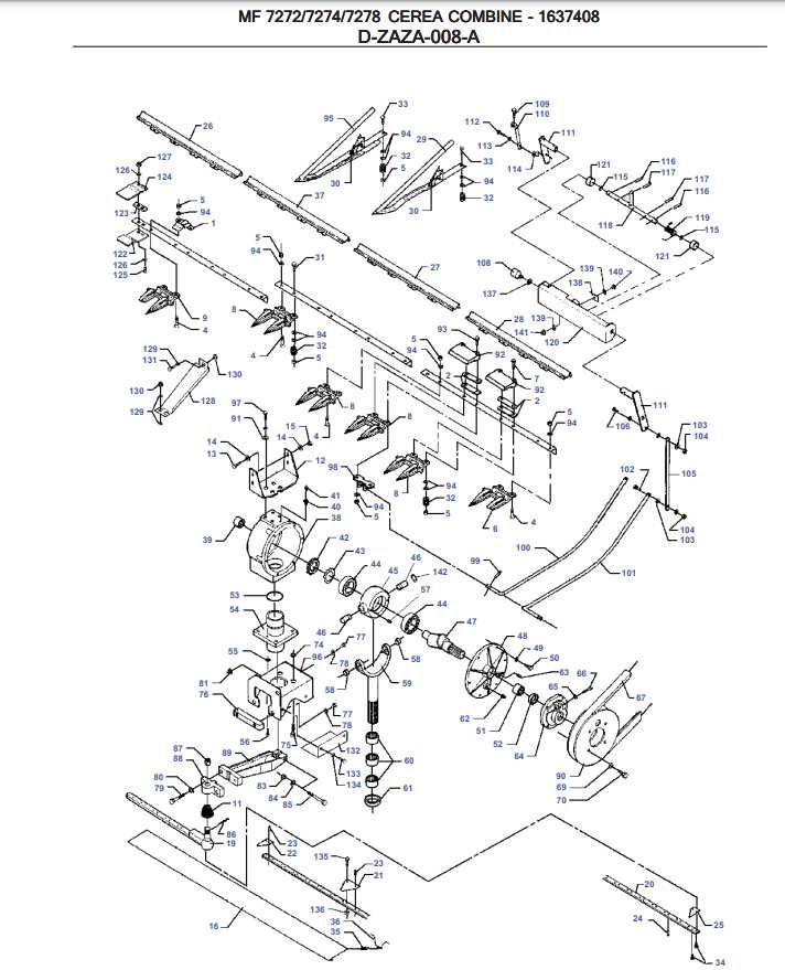 Katalog części Massey Ferguson MF 7272 | 7274 | 7278