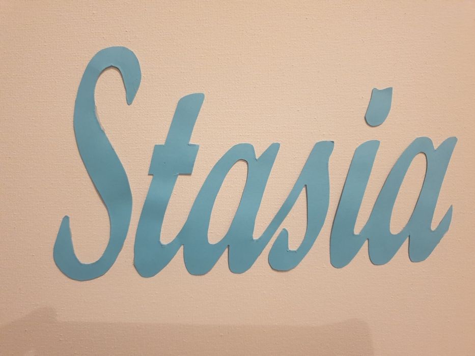 Tablica Chrzest Święty Stasia płótno 60x80cm