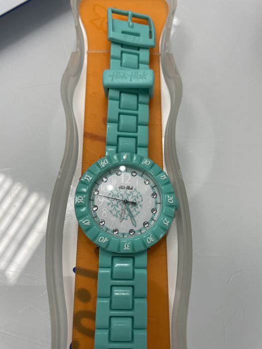 Flik Flak Zegarek dziewczęcy, obrotowa tarcza