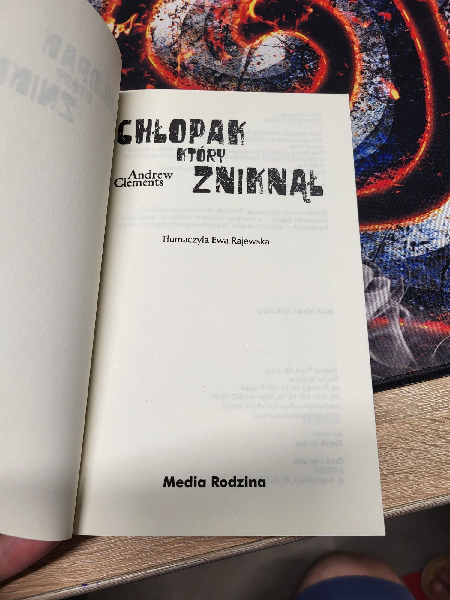 Chłopak który zniknął - Andrew Clements
