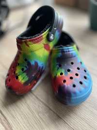 Crocs klapki kapcie 2w1 wielokolorowe rozmiar 38-39